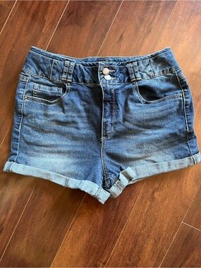 Blue Spice Denim Shorts